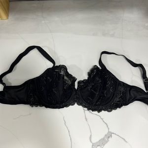 Soma Black Balconette Bra
